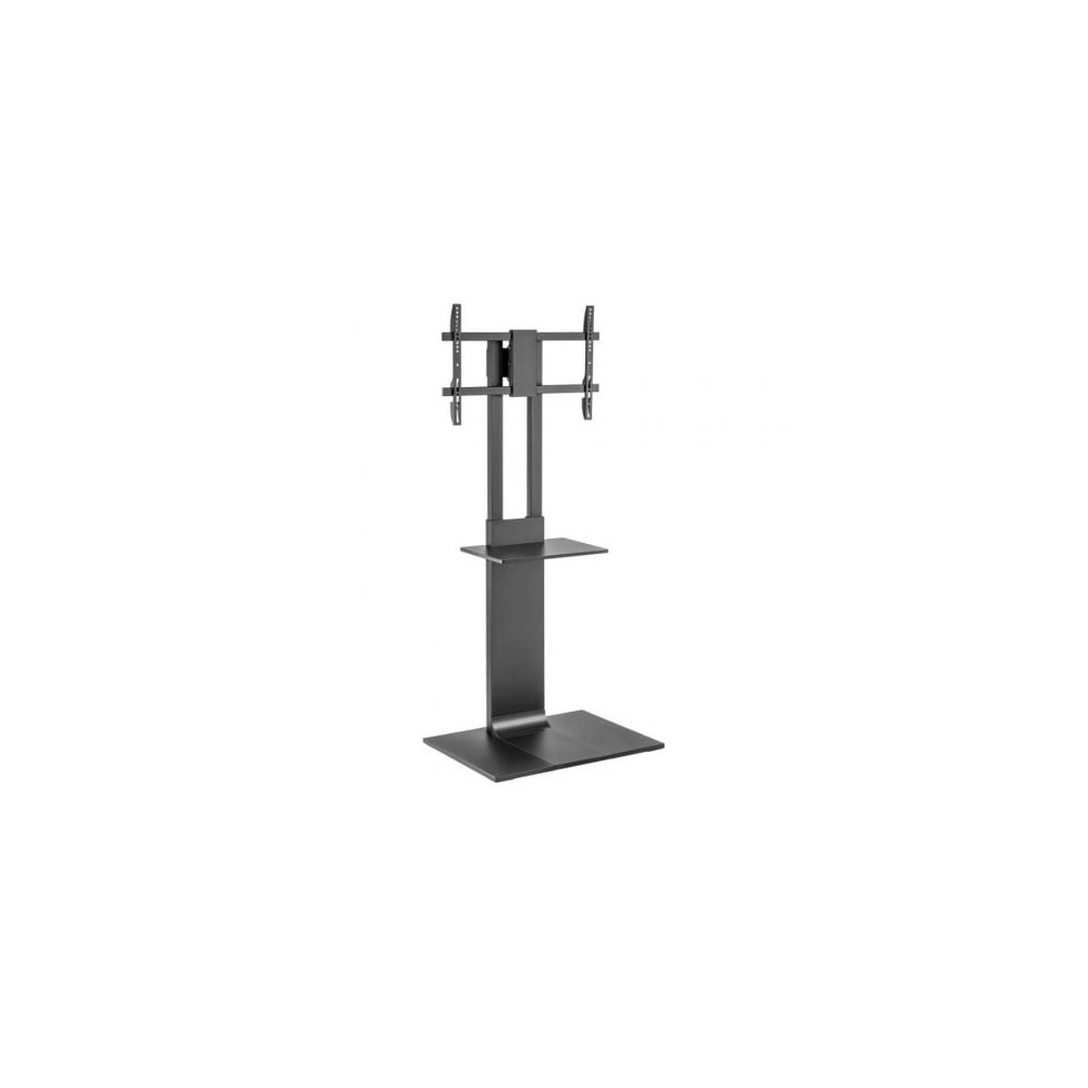 Soporte de Suelo Inclinable/ Giratorio con Bandeja DVD Aisens FT86TSE-399 para TV de 37-86'/ hasta 50kg | Soportes