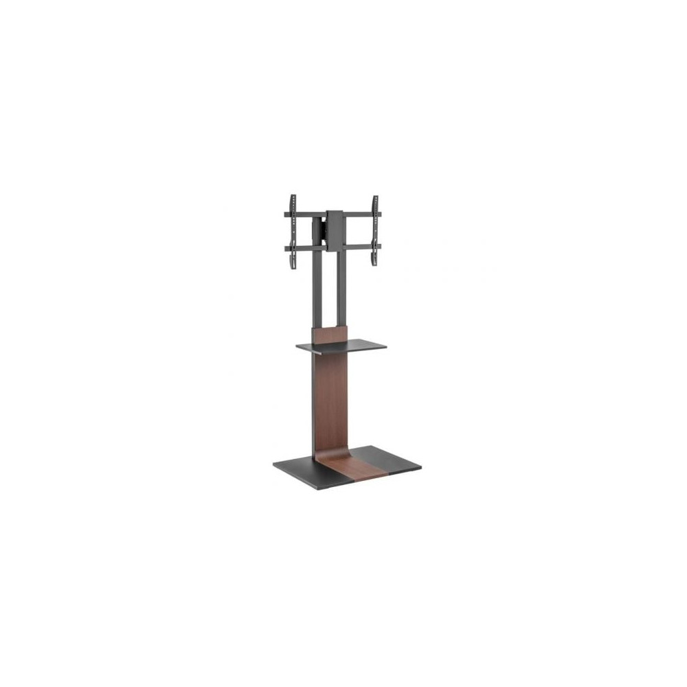 Soporte de Suelo Inclinable/ Giratorio con Bandeja DVD Aisens FT86TSE-401 para TV de 37-86'/ hasta 50kg | Soportes