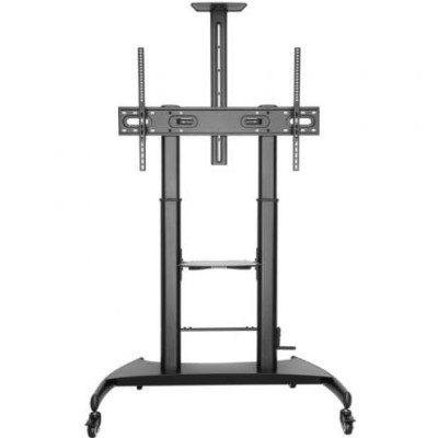 Soporte de Suelo Inclinable con Ruedas y Manivela Aisens FT100TE-123 para TV 60-100'/ hasta 100kg | Soportes