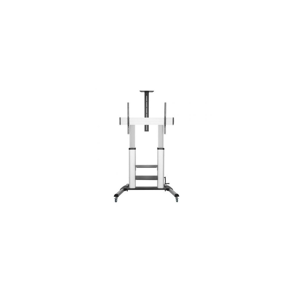 Soporte de Suelo Inclinable con Ruedas y Manivela Aisens FT100TE-125 para TV 60-100'/ hasta 100kg | Soportes
