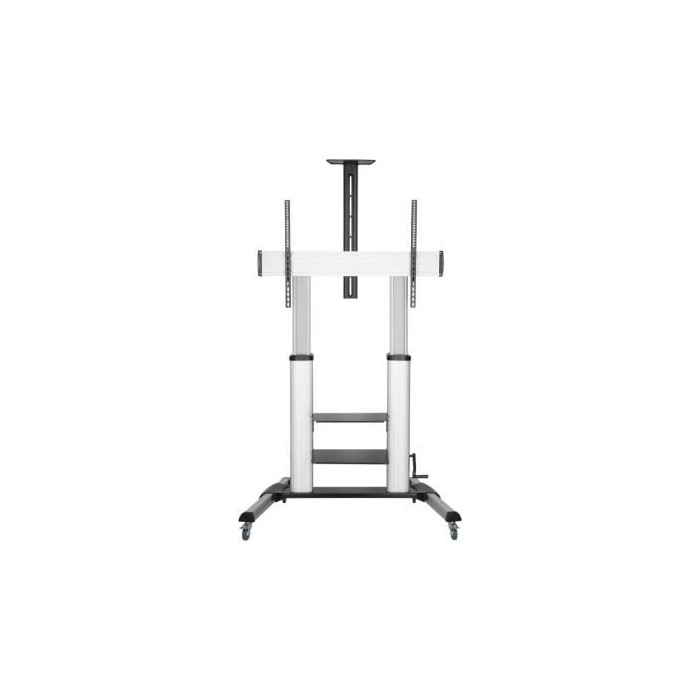 Soporte de Suelo Inclinable con Ruedas y Manivela Aisens FT100TE-125 para TV 60-100'/ hasta 100kg | Soportes