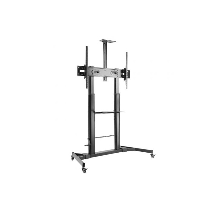 Soporte de Suelo Inclinable con Ruedas y Manivela Aisens FT100TE-171 para TV 60-100'/ hasta 100kg | Soportes