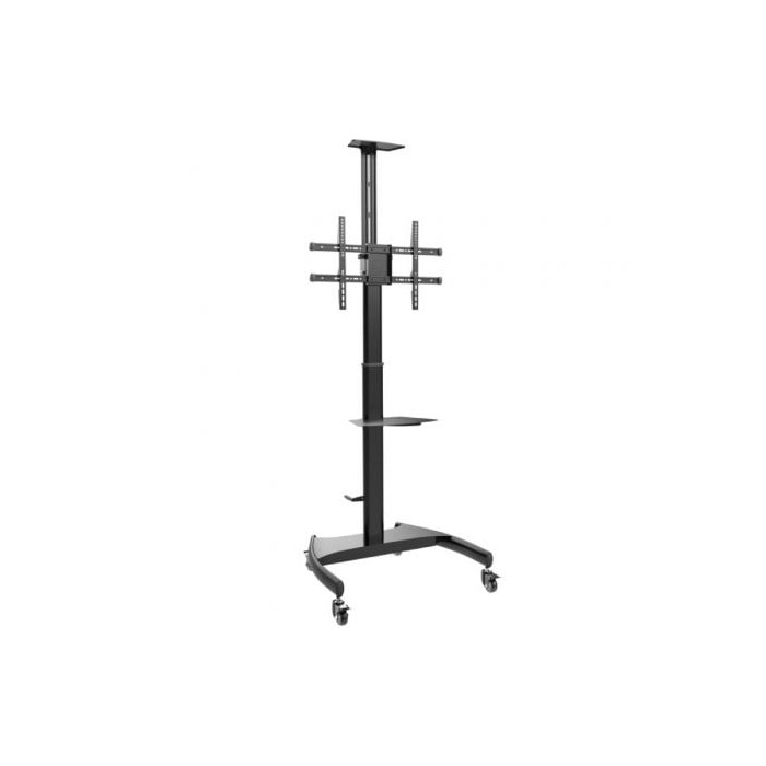 Soporte de Suelo Inclinable/ Giratorio con Ruedas y Manivela Aisens FT70TE-169 para TV 37-70'/ hasta 50kg | Soportes