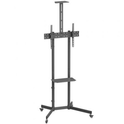 Soporte de Suelo Inclinable con Ruedas/ Soporte de Cámara Aisens FT70TE-335 para TV 37'-70'/ hasta 45kg | Soportes