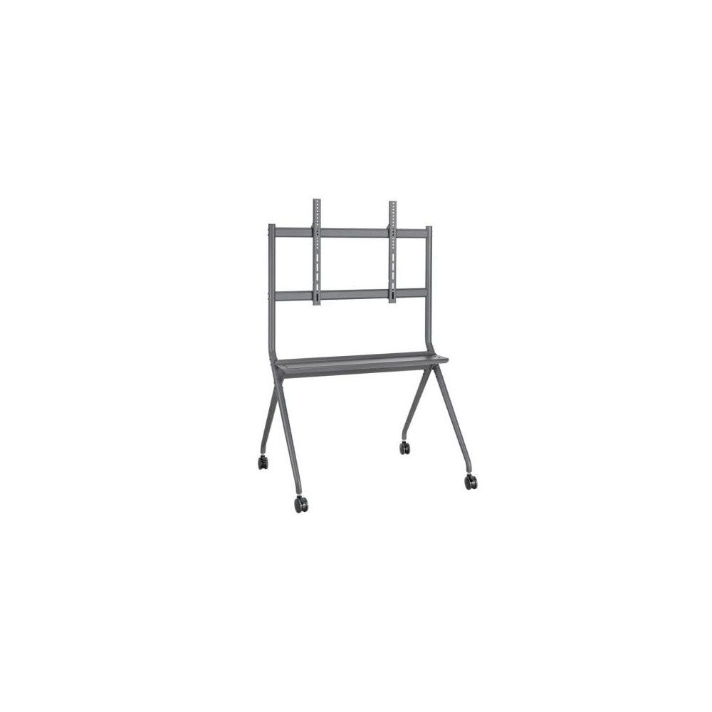 Soporte de Suelo con Ruedas Aisens FT86FE-143 para TV o Pantalla Interactiva 50'-86'/ hasta 120kg | Soportes