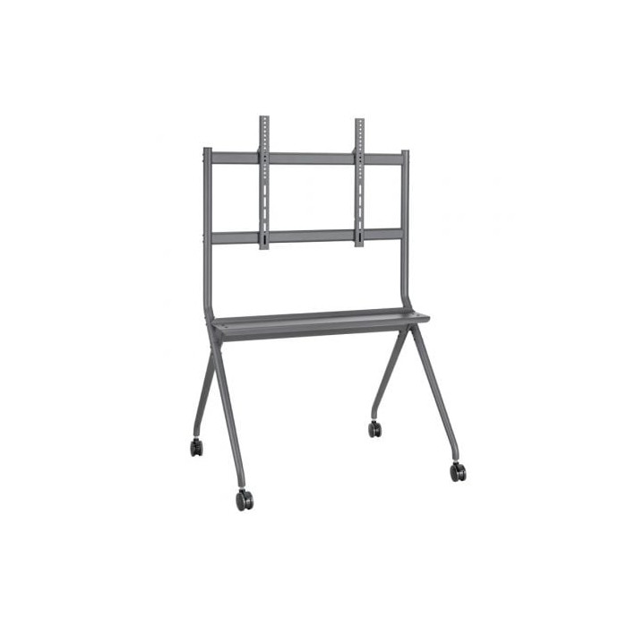 Soporte de Suelo con Ruedas Aisens FT86FE-143 para TV o Pantalla Interactiva 50'-86'/ hasta 120kg | Soportes
