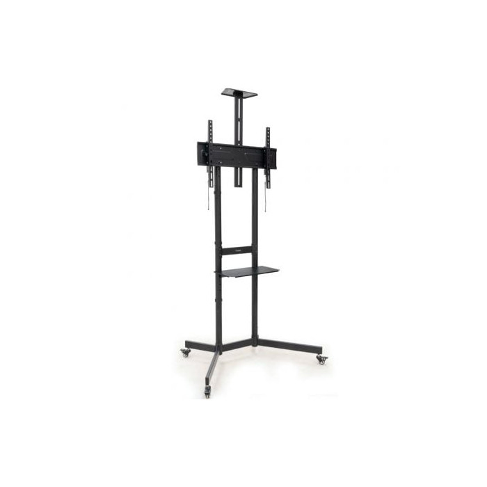 Soporte de Suelo Inclinable con Ruedas TooQ NEFERTITI FS1151M-B para TV de 37-70'/ hasta 70kg | Soportes
