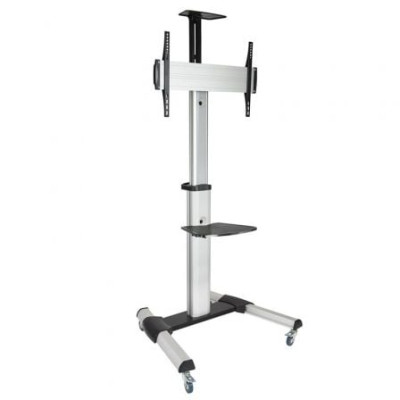 Soporte de Suelo Inclinable/ Ajustable con Ruedas TooQ FS1870M-B para TV de 37-70'/ hasta 50kg | Soportes