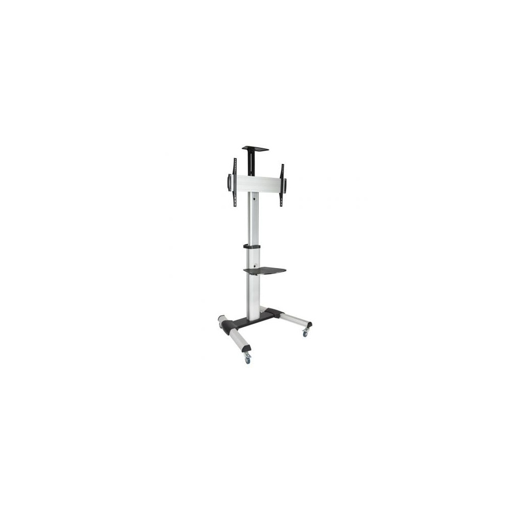 Soporte de Suelo Inclinable/ Ajustable con Ruedas TooQ FS1870M-B para TV de 37-70'/ hasta 50kg | Soportes