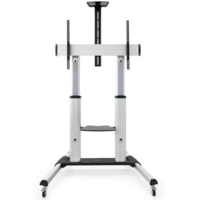 Soporte de Suelo Inclinable/ Ajustable con Ruedas TooQ FS20300M-B para TV de 60-100'/ hasta 100kg | Soportes