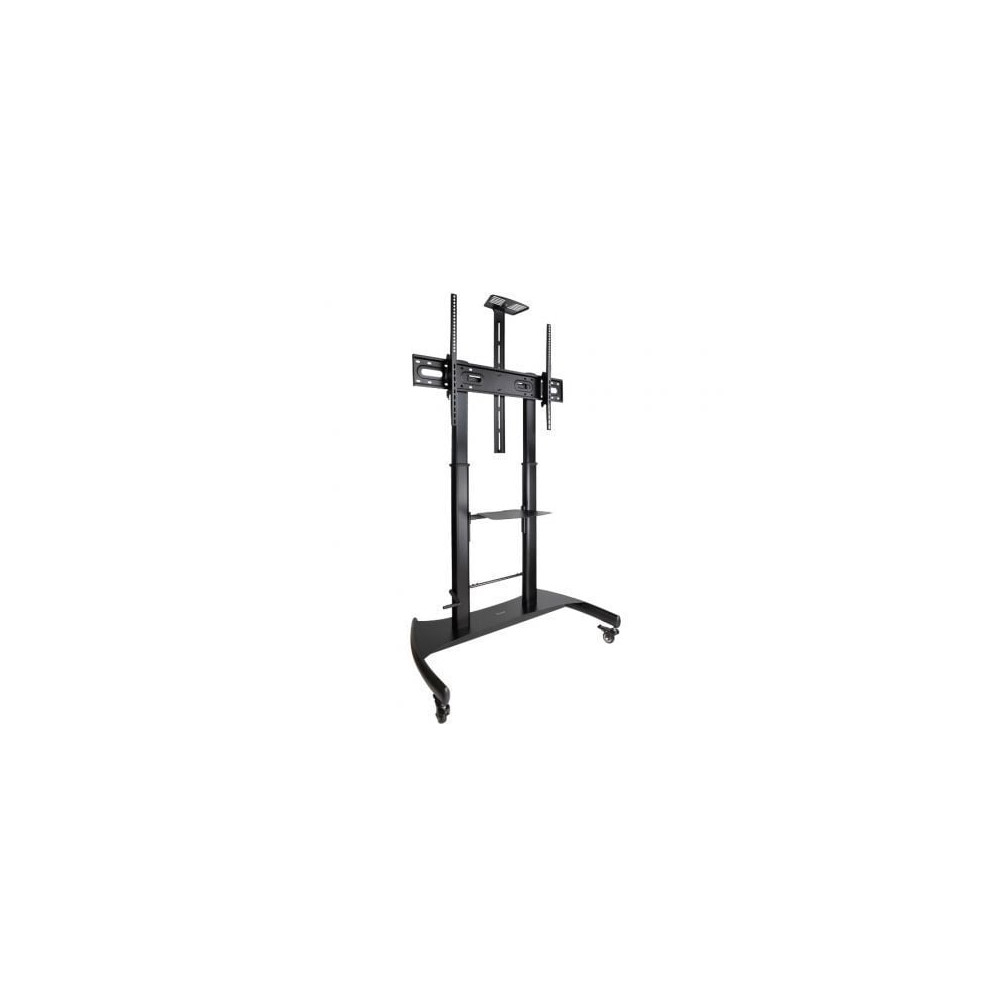 Soporte de Suelo con Ruedas Inclinable/ Nivelable TooQ FS20404HM-B para TV de 60-100'/ hasta 100kg | Soportes