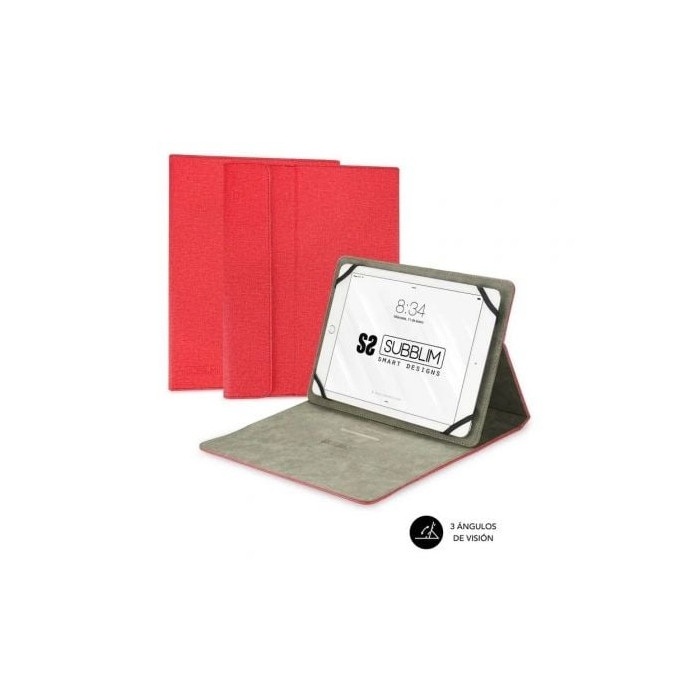 Funda Subblim Clever Stand para Tablets de 9.6'-11'/ Roja | Fundas