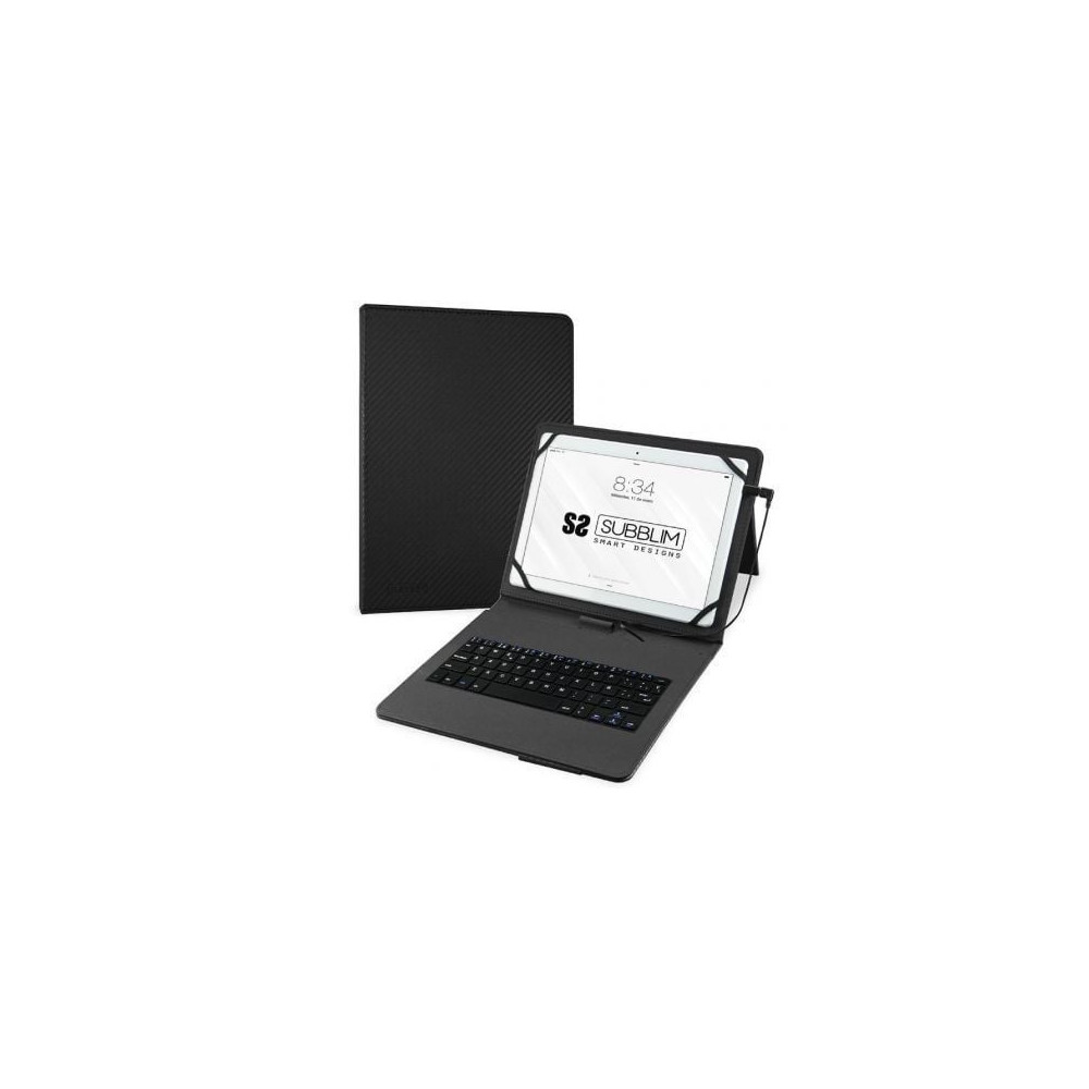 Funda con Teclado Subblim Keytab Pro USB para Tablets de 10.1'-11'/ Negra | Fundas