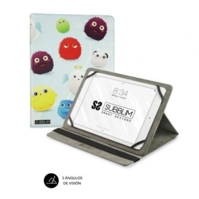 Funda Subblim Trendy Furry para Tablets de 9.6'-11'/ Negra | Fundas