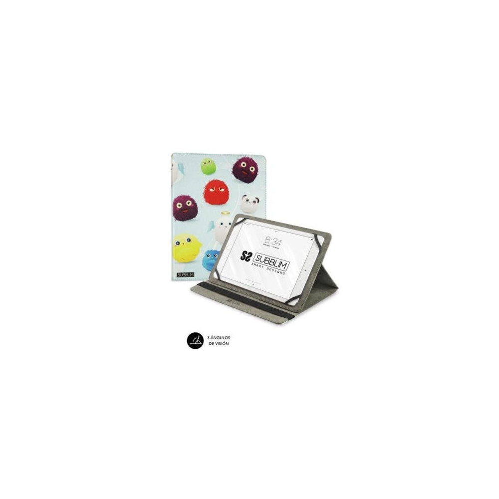 Funda Subblim Trendy Furry para Tablets de 9.6'-11'/ Negra | Fundas