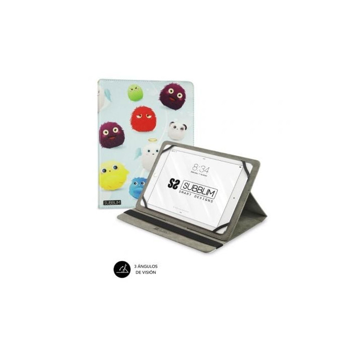 Funda Subblim Trendy Furry para Tablets de 9.6'-11'/ Negra | Fundas