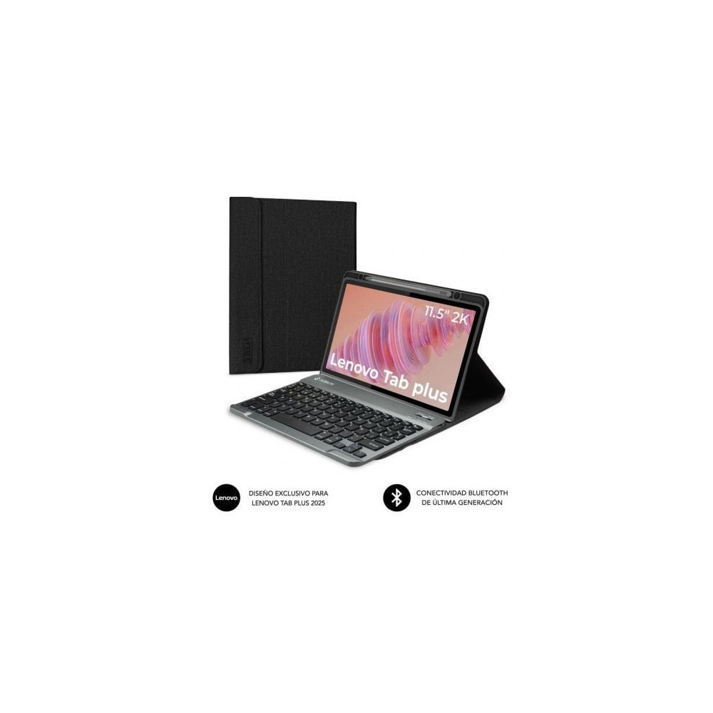 Funda con Teclado Subblim Keytab Pro BT Lenovo Tab 2025 11.5'/ Negra | Fundas
