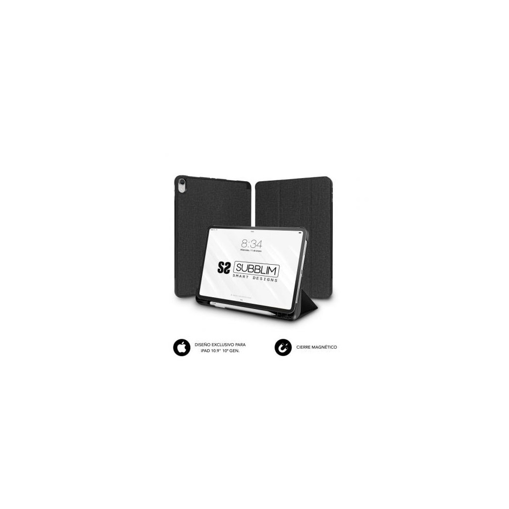 Funda Subblim Shock Case SUBCST-5SC316 para iPad 10ª Generación de 10.9'/ Negra | Fundas