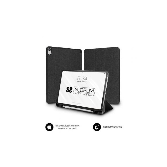 Funda Subblim Shock Case SUBCST-5SC316 para iPad 10ª Generación de 10.9'/ Negra | Fundas