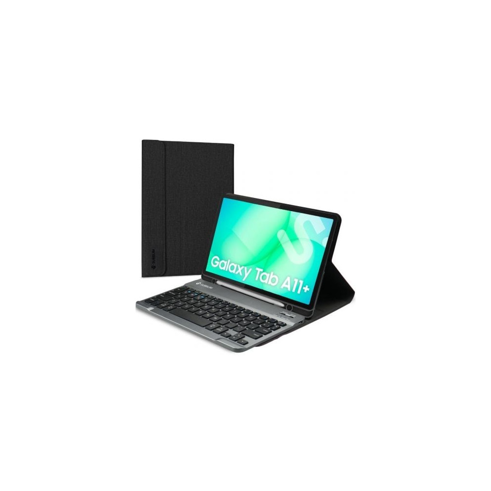 Funda con Teclado Subblim KeyTab Pro BT para Tablets Samsung Galaxy A11+/ Negra | Fundas