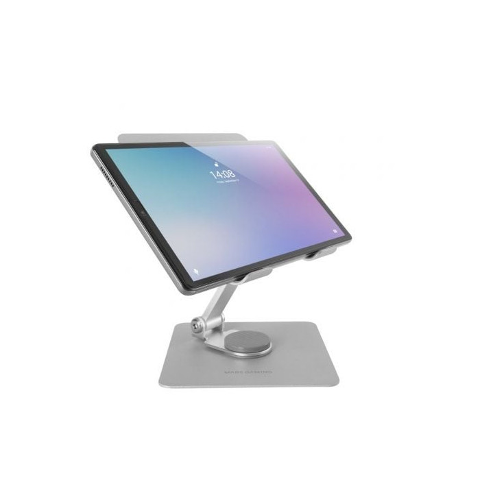 Soporte para Tablets/Convertibles Mars Gaming MA-RST/ hasta 13'/ Gris Plateado | Soportes