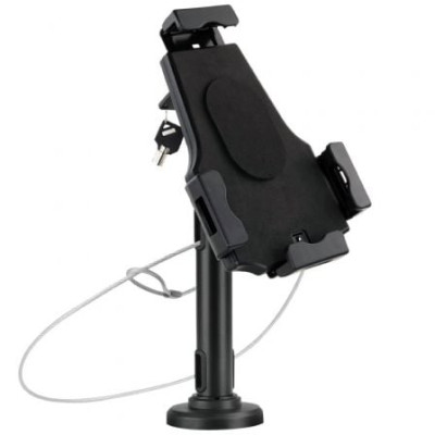 Soporte de Mesa/Pared para Smartphone/Tablet TooQ TQTDS0812/ Antirrobo/ Negro | Soportes