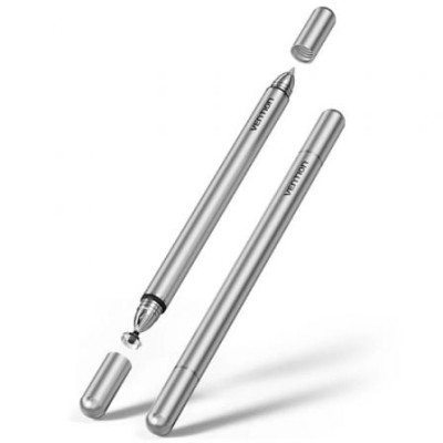 Lápiz Óptico Vention KQMH0/ para Android y Apple/ Aluminio Gris | Lápices