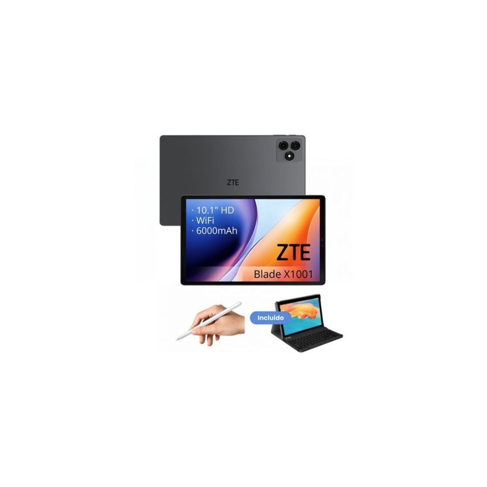 Tablet ZTE Tab Blade X1001W 10.1'/ 4GB/ 128GB/ Octacore/ Gris/ Incluye Teclado y Stylus Pen | Tablets