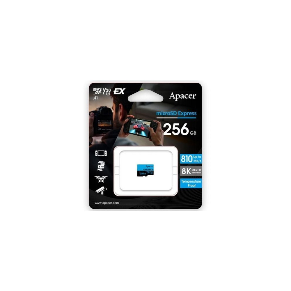 Tarjeta de Memoria Apacer 256GB UHS-I/ Clase 10/ 810MBs | Tarjetas de Memoria
