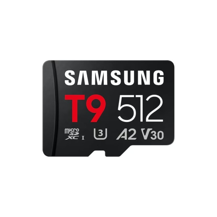 Tarjeta de Memoria Samsung P9 512GB microSD XC/ Clase 10/ 200MBs | Tarjetas de Memoria