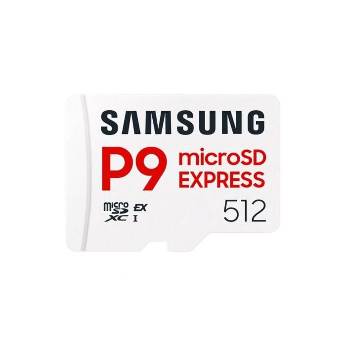 Tarjeta de Memoria Samsung P9 Express 512GB microSD XC/ Clase 10/ 800MBs | Tarjetas de Memoria