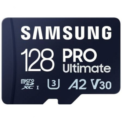 Tarjeta de Memoria Samsung Pro Ultimate 128GB microSD XC con Adaptador/ Clase 10/ 200MBs | Tarjetas de Memoria