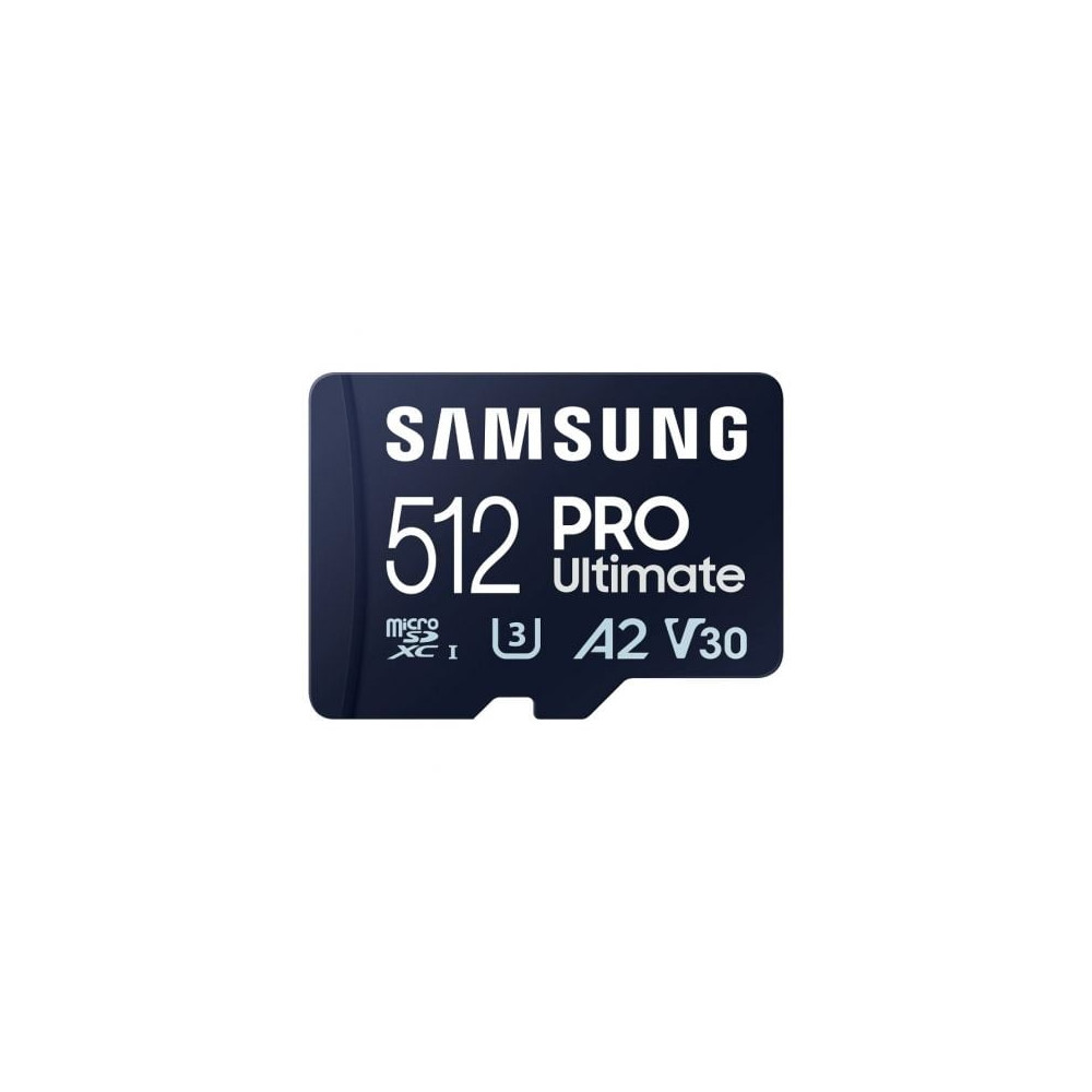 Tarjeta de Memoria Samsung Pro Ultimate 512GB microSD XC con Adaptador/ Clase 10/ 200MBs | Tarjetas de Memoria