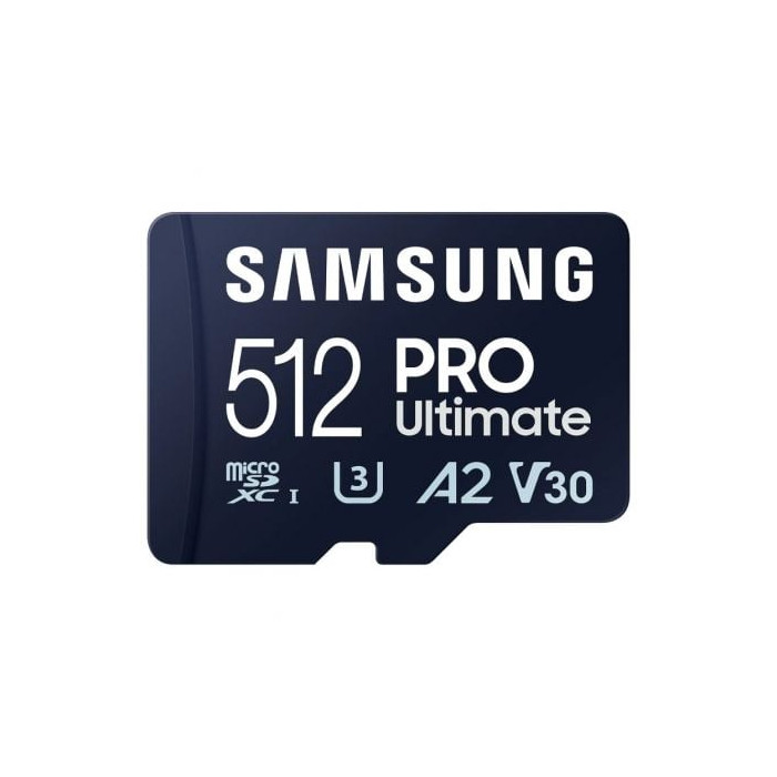 Tarjeta de Memoria Samsung Pro Ultimate 512GB microSD XC con Adaptador/ Clase 10/ 200MBs | Tarjetas de Memoria