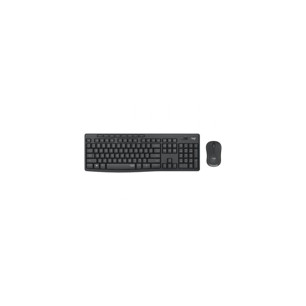 Teclado y Ratón Inalámbricos Logitech Silent Touch MK295/ Grafito | Teclados