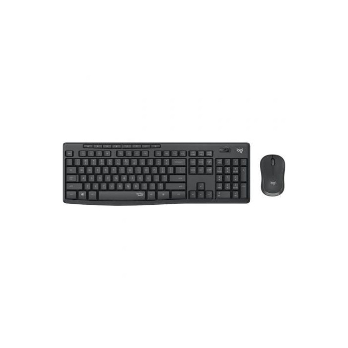 Teclado y Ratón Inalámbricos Logitech Silent Touch MK295/ Grafito | Teclados