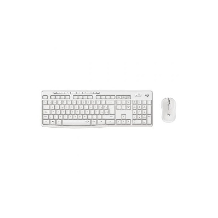 Teclado y Ratón Inalámbricos Logitech Silent Touch MK295/ Blanco | Teclados