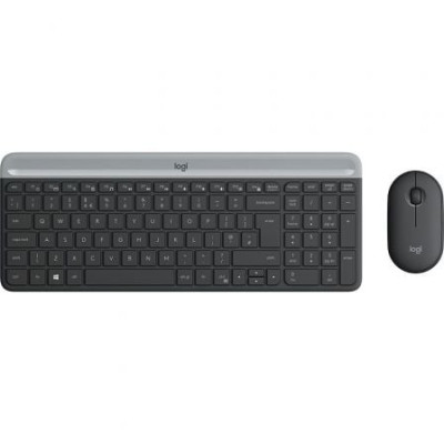 Teclado y Ratón Inalámbricos Logitech Slim Combo MK470 | Teclados