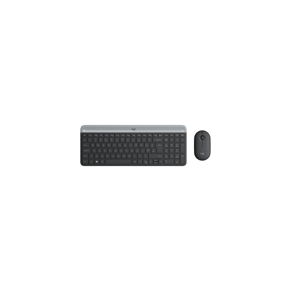 Teclado y Ratón Inalámbricos Logitech Slim Combo MK470 | Teclados