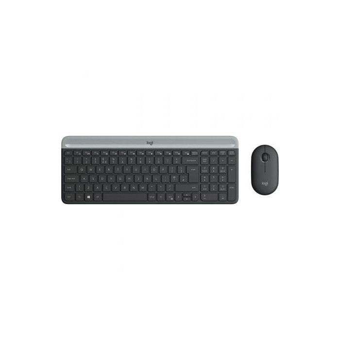 Teclado y Ratón Inalámbricos Logitech Slim Combo MK470 | Teclados