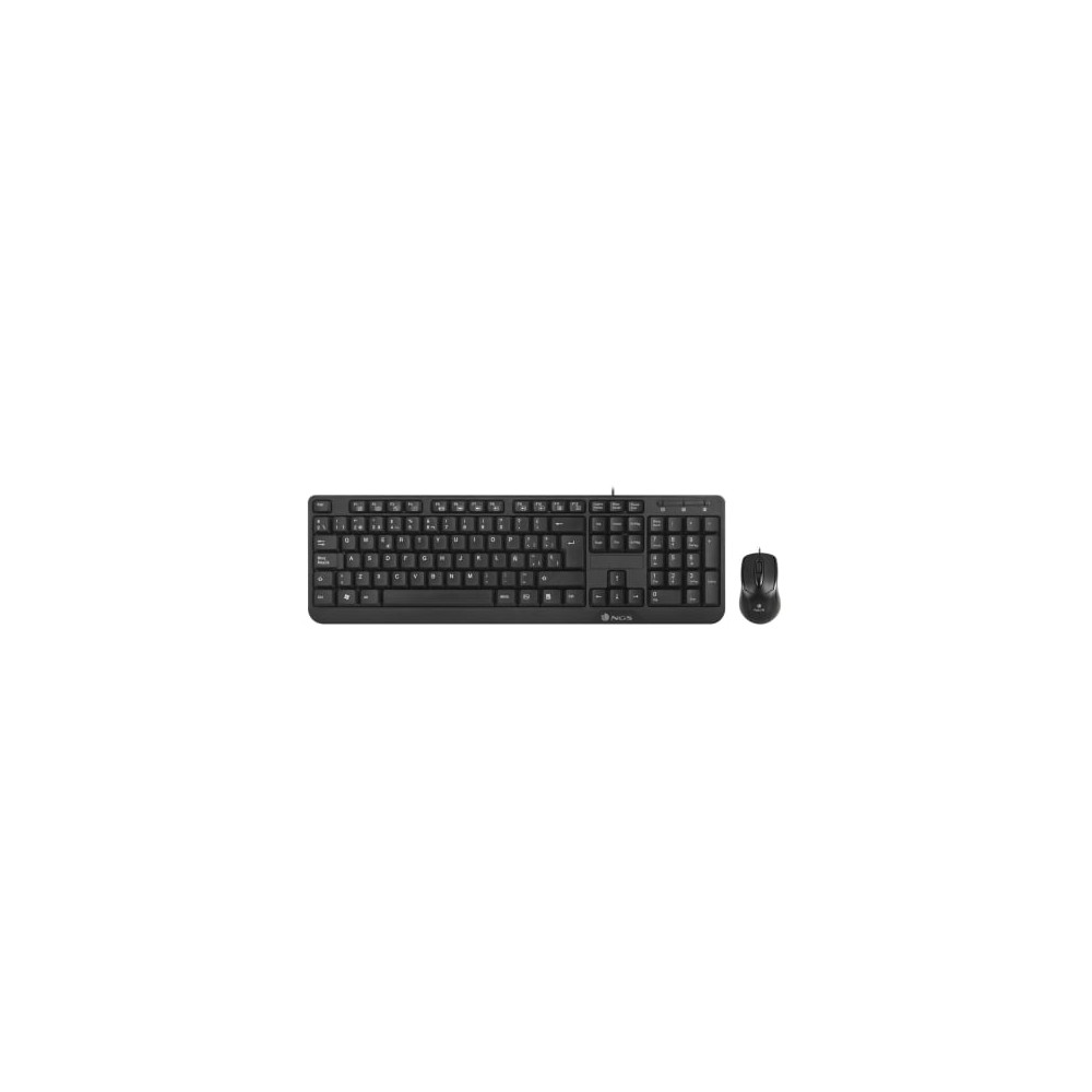 Teclado y Ratón NGS Cocoa KIT/ Portugués | Teclados