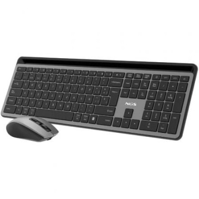 Teclado y Ratón Inalámbricos NGS Eclipse KIT | Teclados