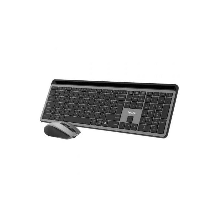 Teclado y Ratón Inalámbricos NGS Eclipse KIT | Teclados