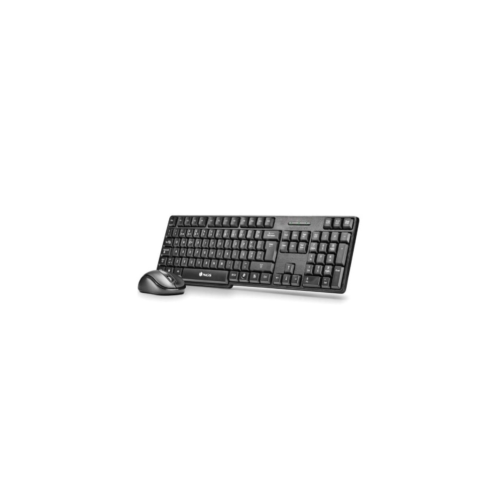 Teclado y Ratón Inalámbricos NGS Euphoria KIT/ Portugués | Teclados