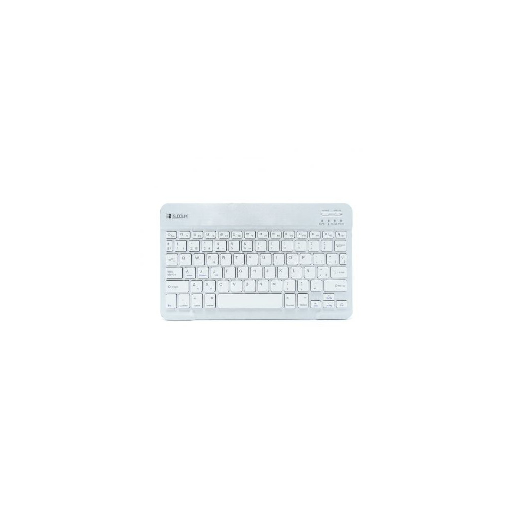 Teclado Compacto Inalámbrico Subblim Smart/ Plata | Teclados