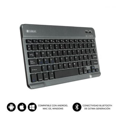 Teclado Compacto Inalámbrico Subblim Smart/ Gris | Teclados