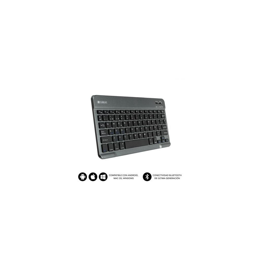 Teclado Compacto Inalámbrico Subblim Smart/ Gris | Teclados