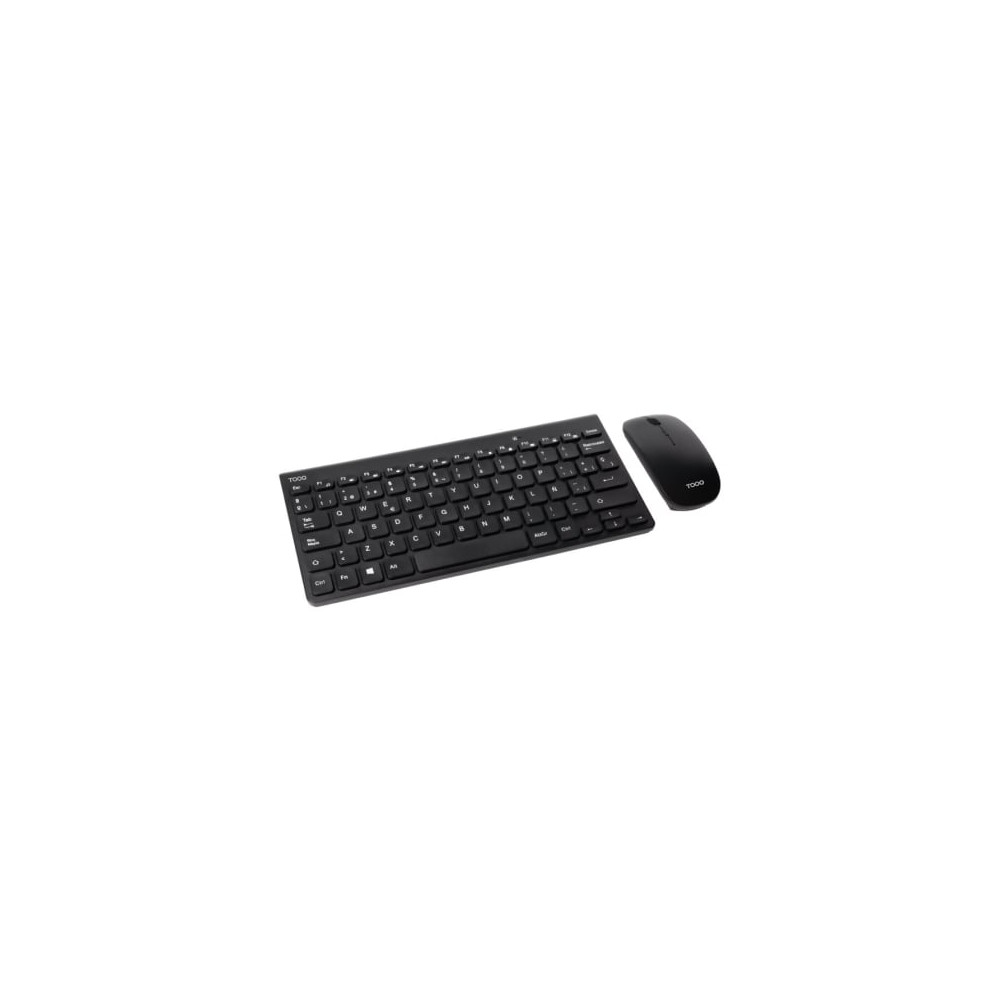 Teclado y Ratón Inalámbricos TooQ TQKMW-3101-B | Teclados