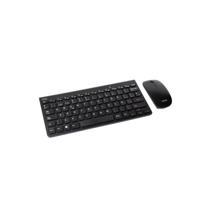 Teclado y Ratón Inalámbricos TooQ TQKMW-3101-B | Teclados