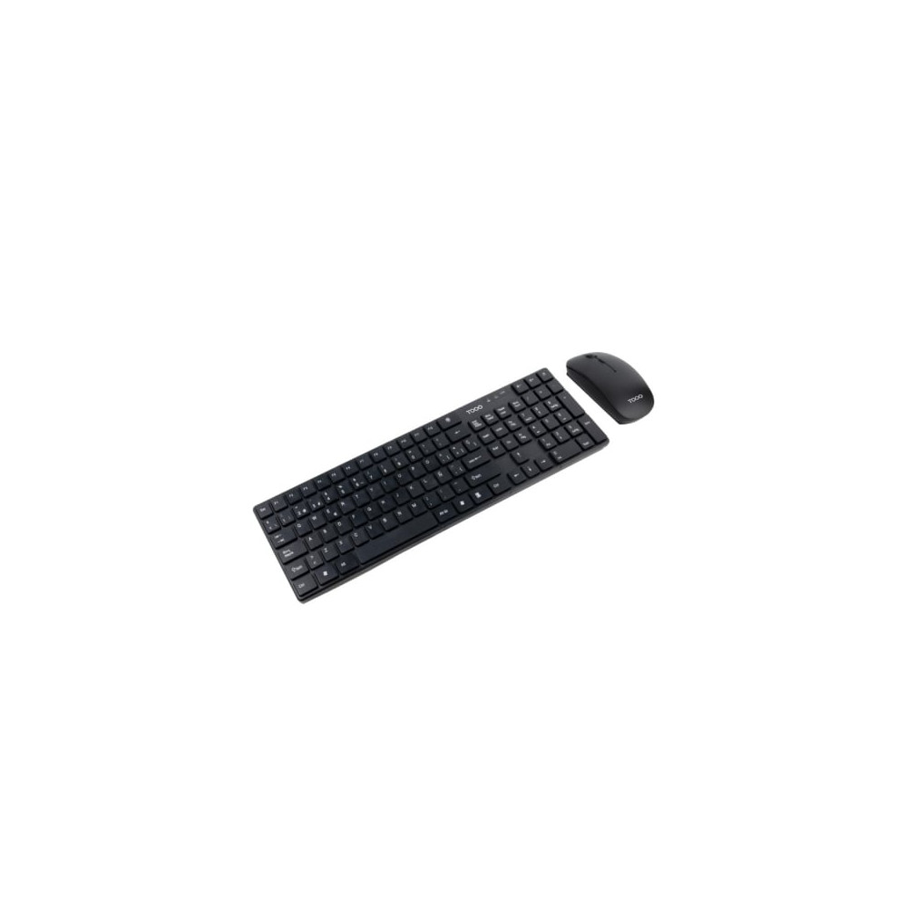 Teclado y Ratón Inalámbricos TooQ TQKMW-3102-B | Teclados